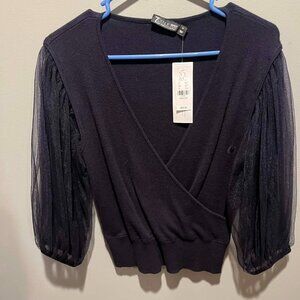 NWT NY&C Cropped Top Medium